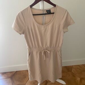 Beige Asymmetrical Dress